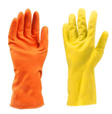 Gants ménagers en latex – protection pour lavage et entretien